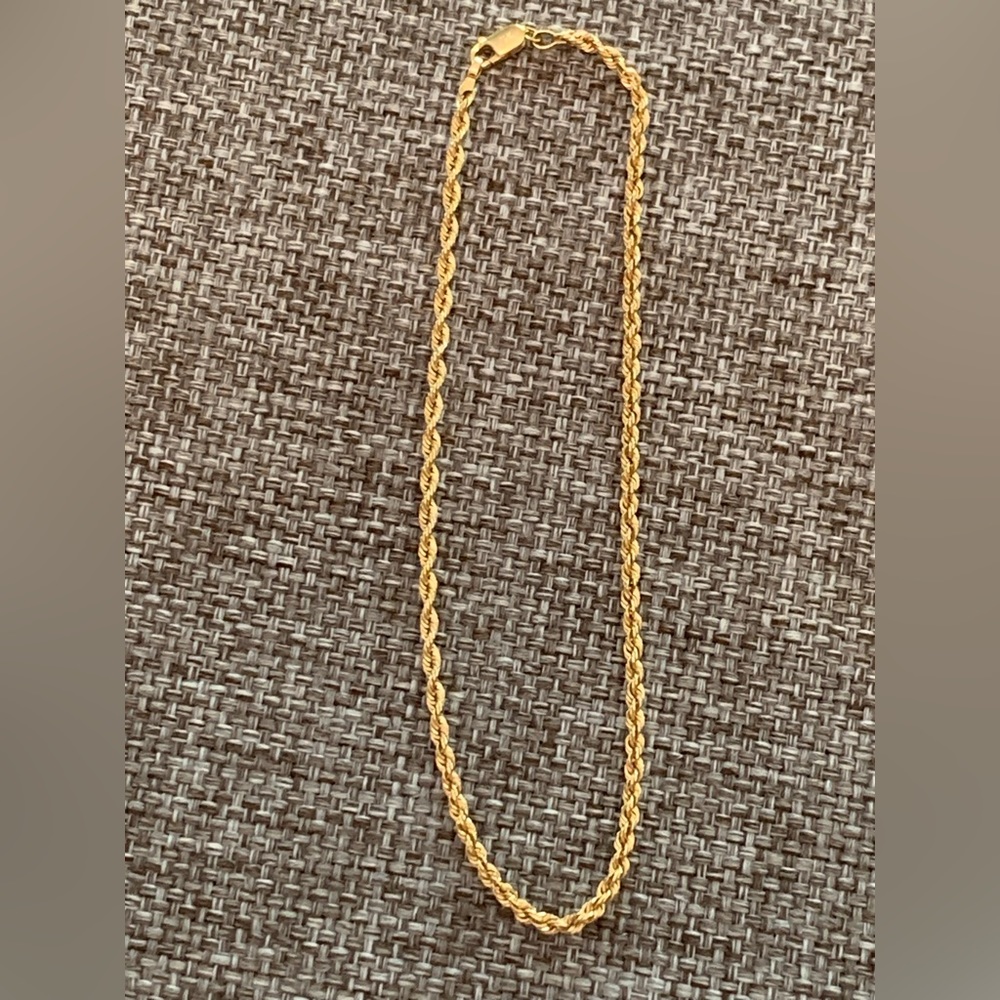 Women’s 14K gold ankle bracelet